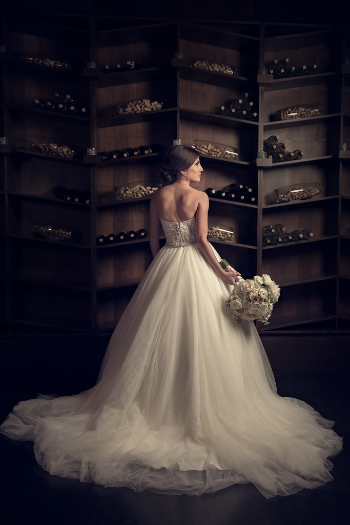 Artistic Houston wedding portrait selected by Henry Photo Studio
